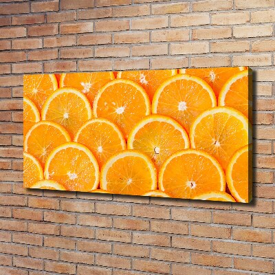 Canvas wall art Slices of orange