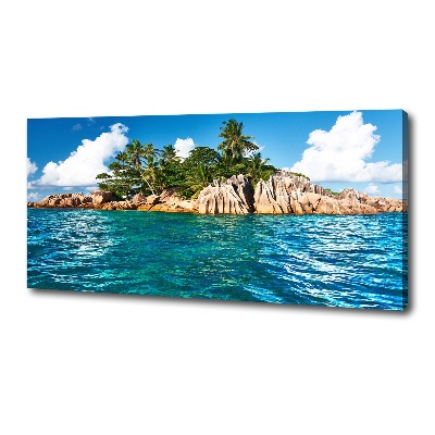 Canvas wall art Tropical island