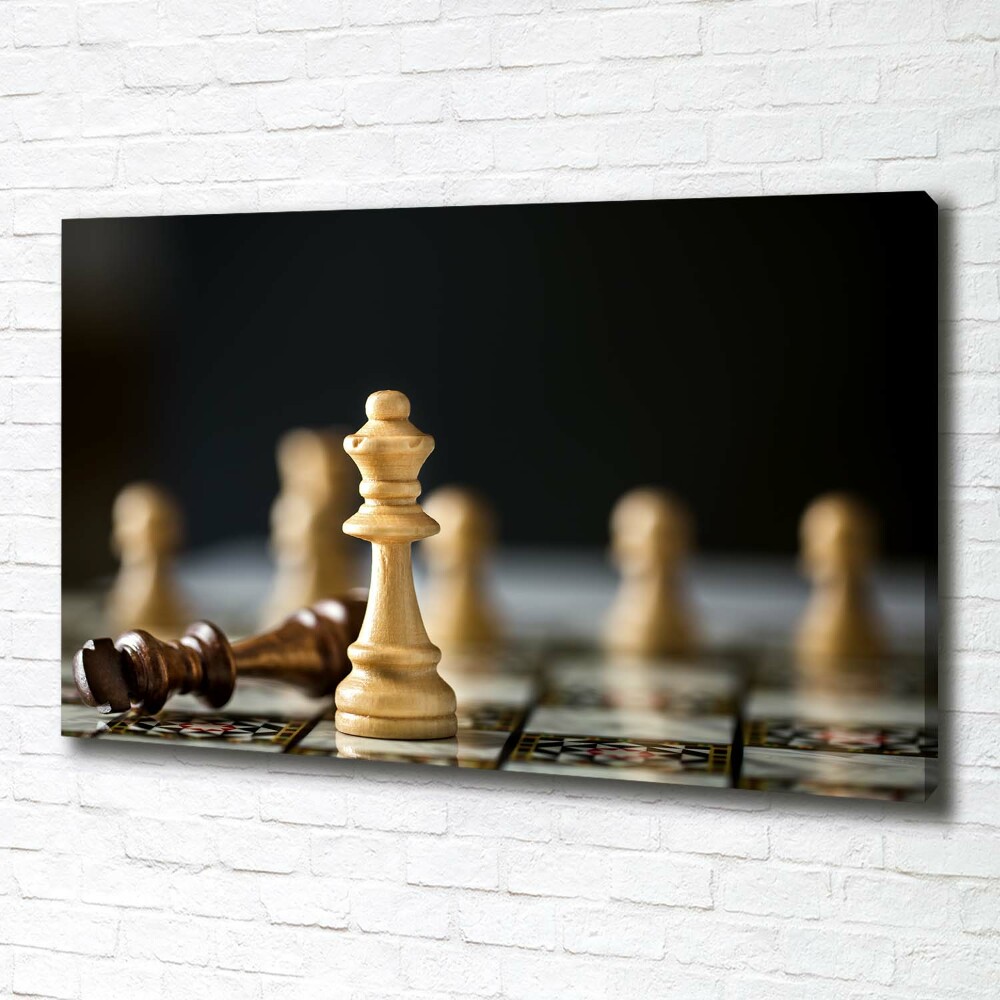 Canvas wall art Chess