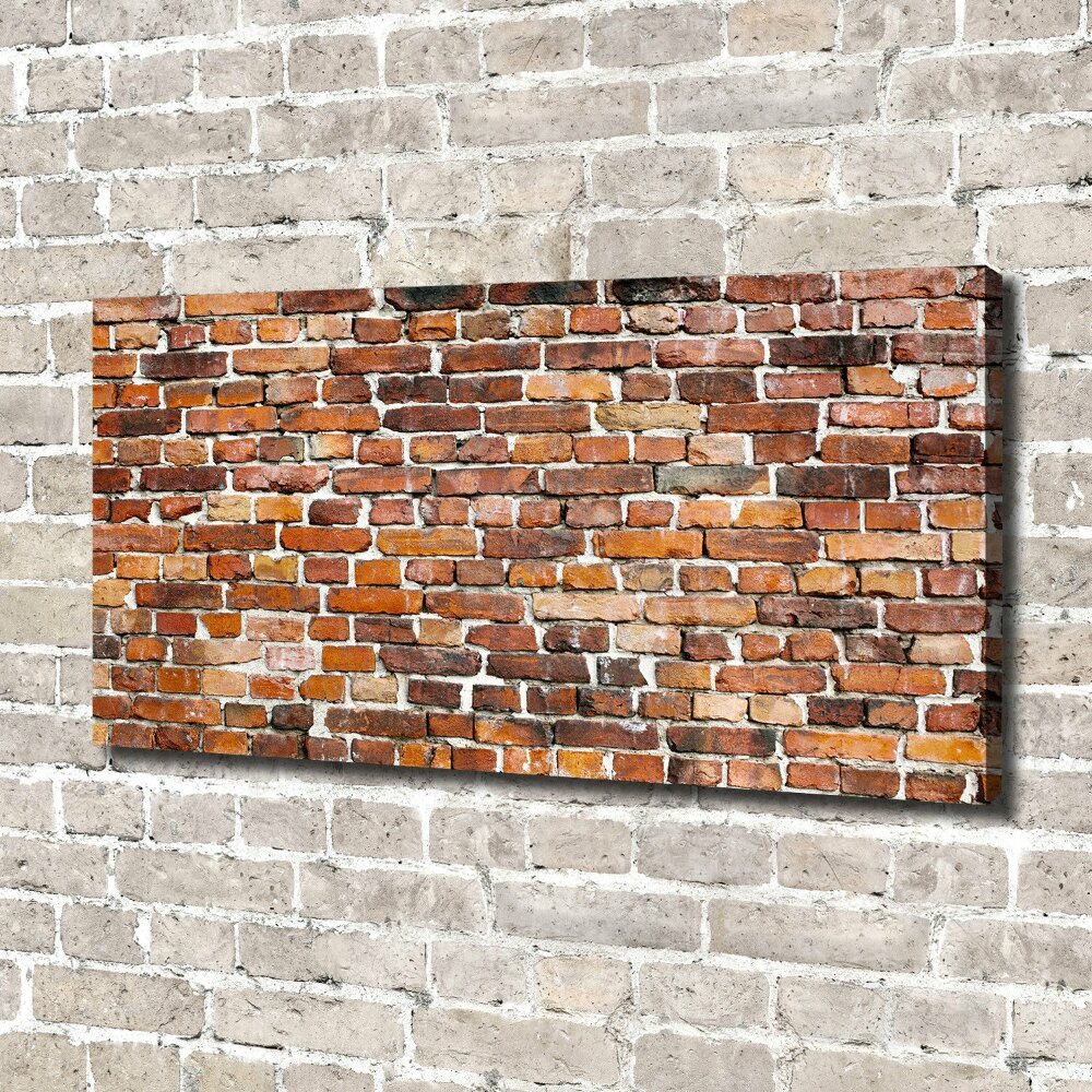 Canvas wall art Brick wall