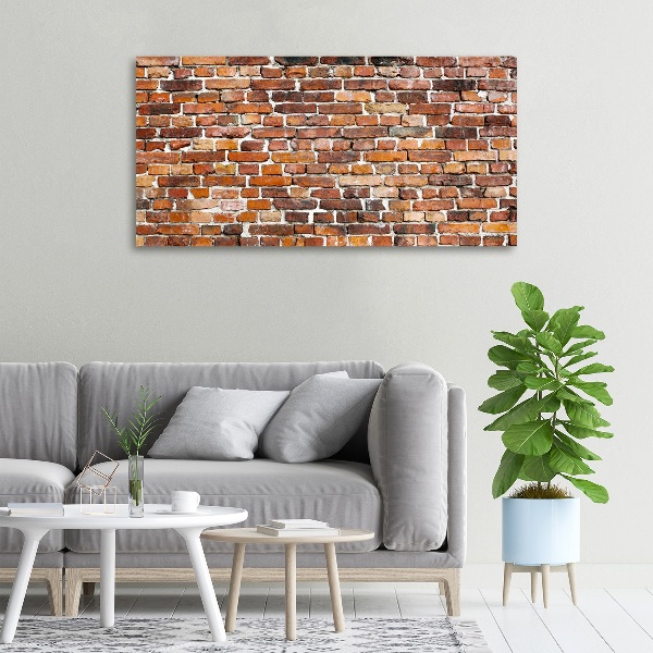 Canvas wall art Brick wall