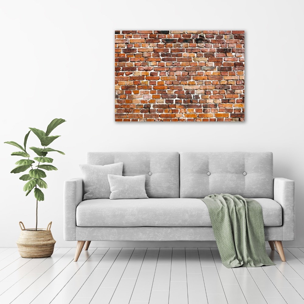 Canvas wall art Brick wall