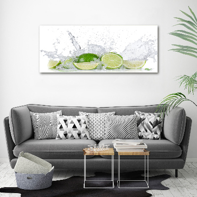 Canvas wall art Lime and water