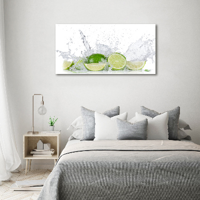 Canvas wall art Lime and water