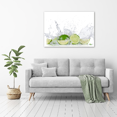 Canvas wall art Lime and water