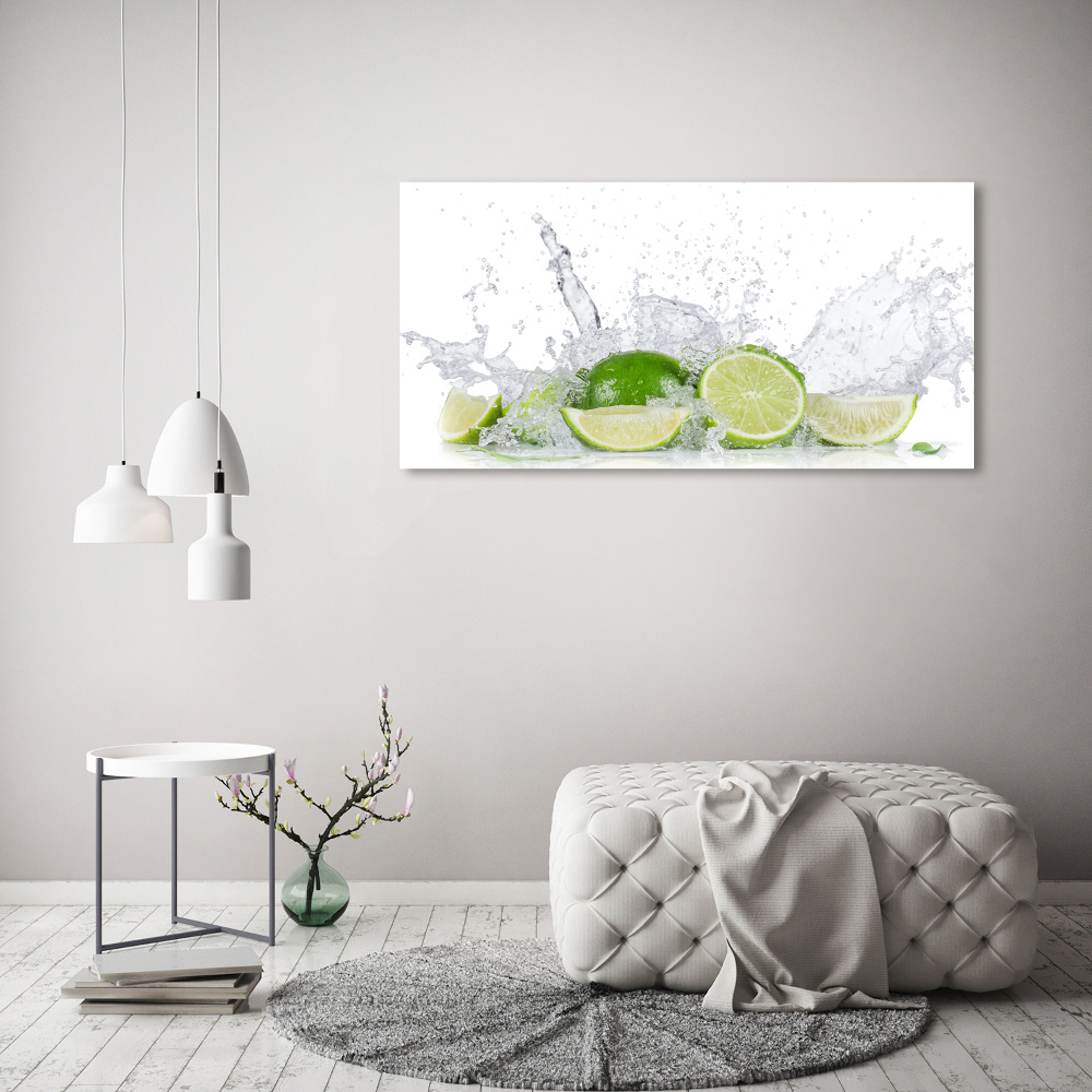 Canvas wall art Lime and water