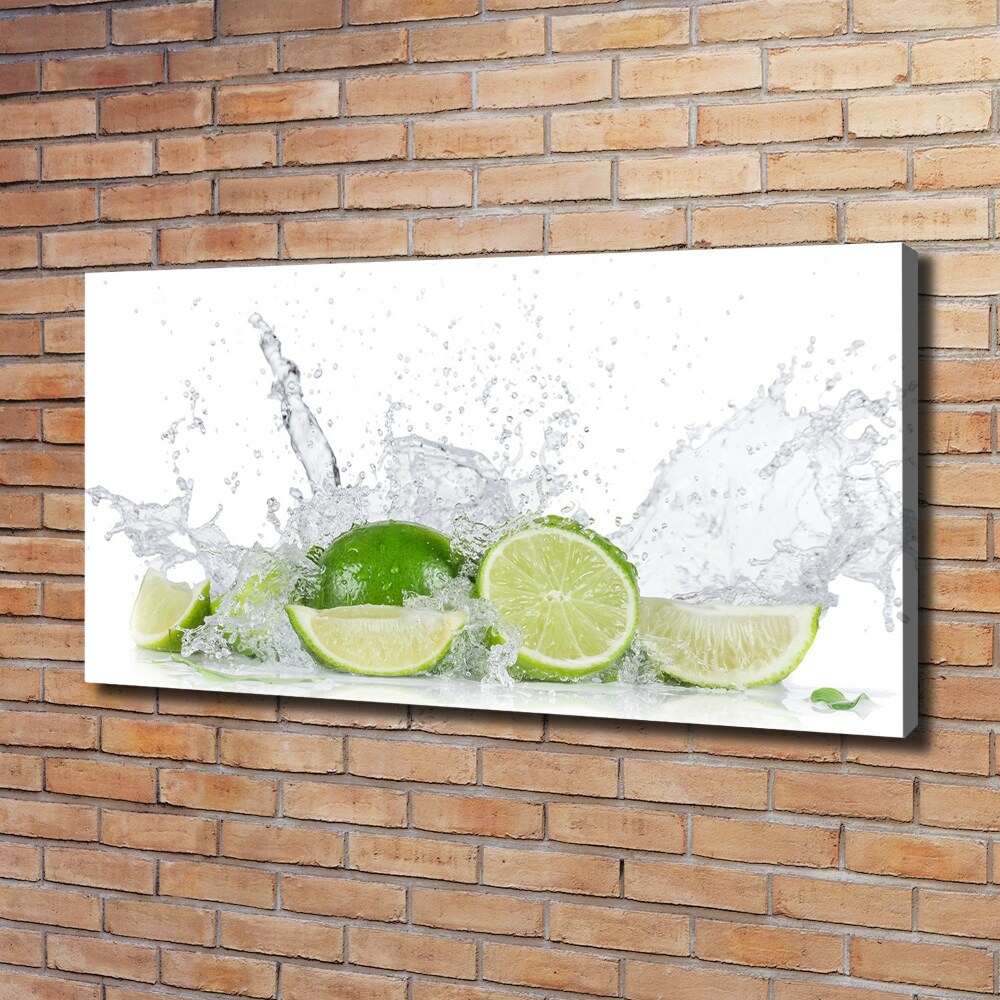 Canvas wall art Lime and water