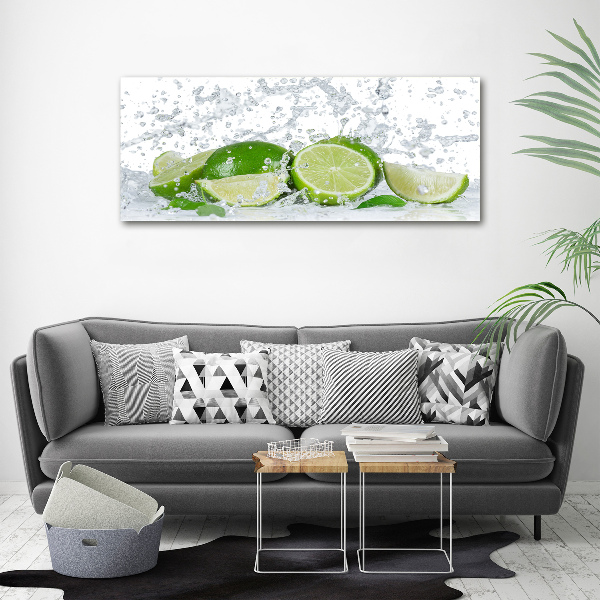 Canvas wall art Lime and water