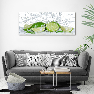 Canvas wall art Lime and water