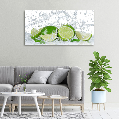 Canvas wall art Lime and water