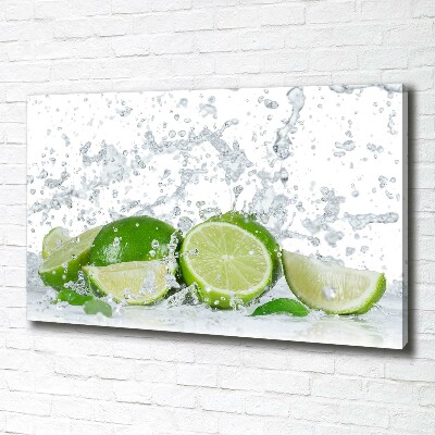 Canvas wall art Lime and water