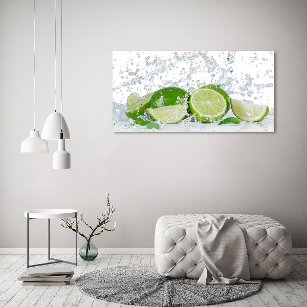 Canvas wall art Lime and water