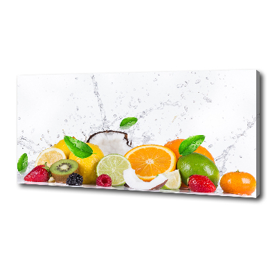 Canvas wall art Fruit and water