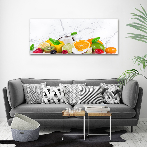 Canvas wall art Fruit and water