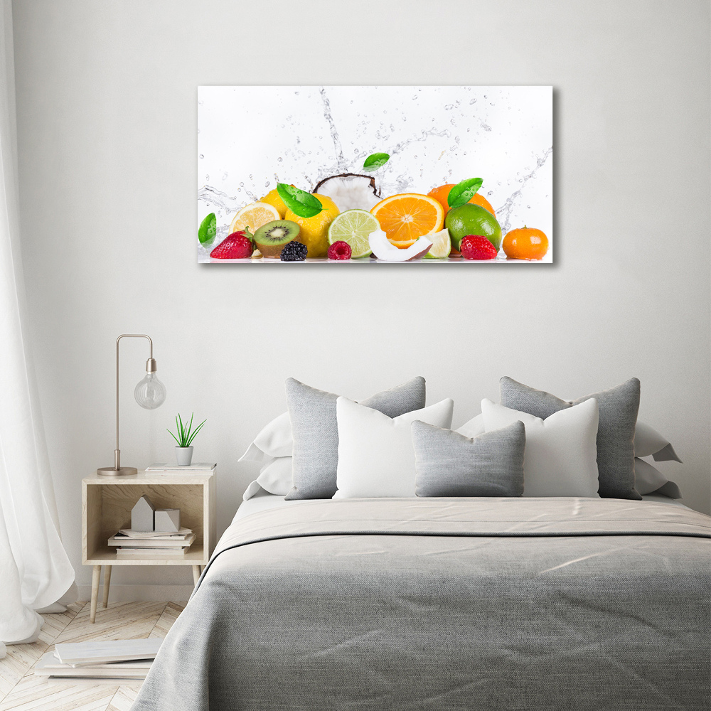 Canvas wall art Fruit and water