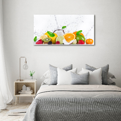 Canvas wall art Fruit and water