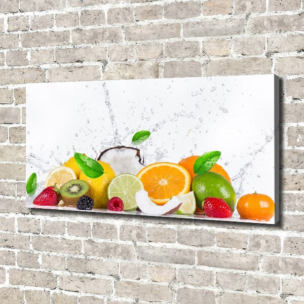 Canvas wall art Fruit and water