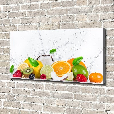 Canvas wall art Fruit and water