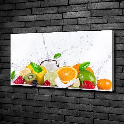 Canvas wall art Fruit and water