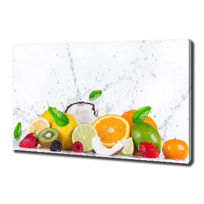 Canvas wall art Fruit and water