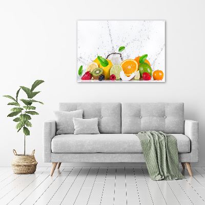 Canvas wall art Fruit and water