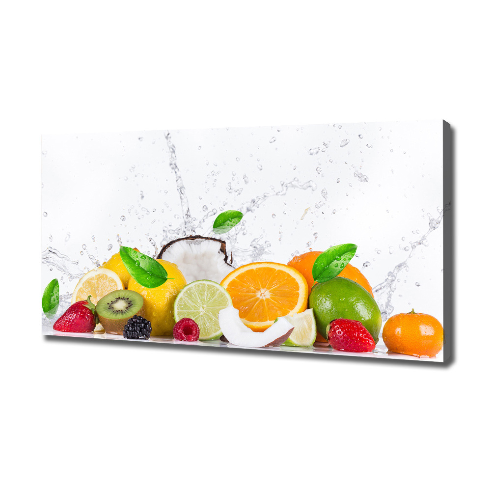 Canvas wall art Fruit and water