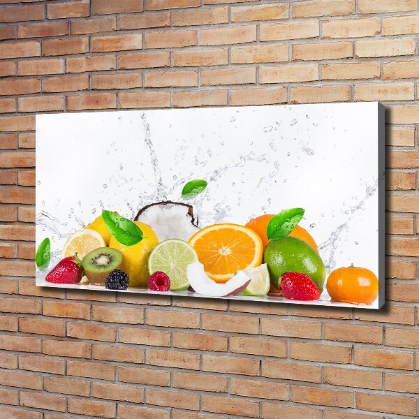 Canvas wall art Fruit and water