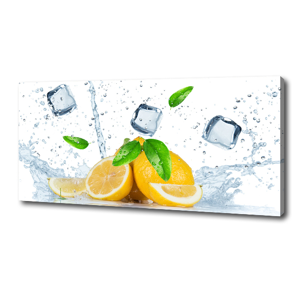 Canvas wall art Ice lemons