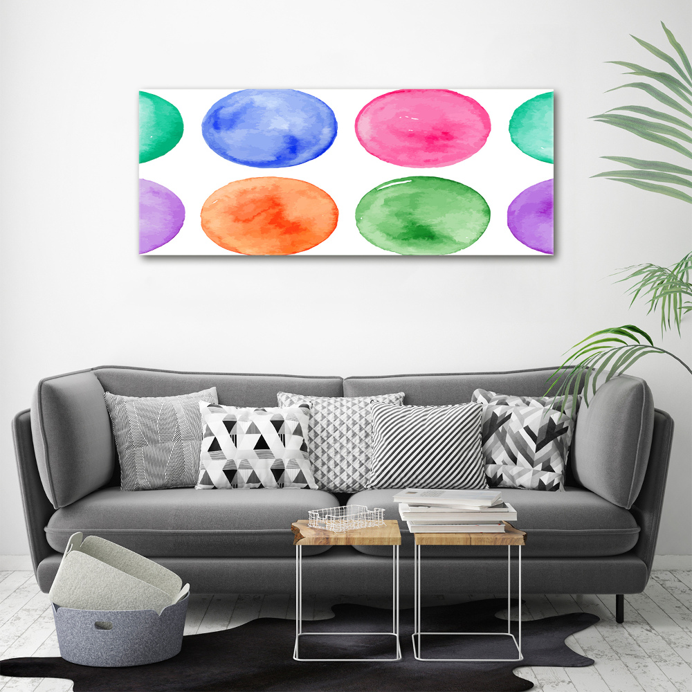 Canvas wall art Colorful wheels