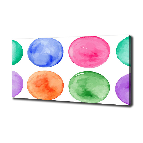 Canvas wall art Colorful wheels