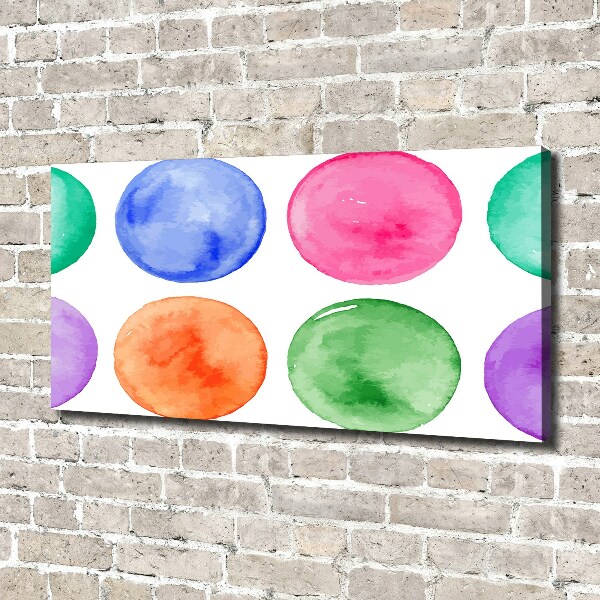 Canvas wall art Colorful wheels