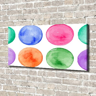 Canvas wall art Colorful wheels