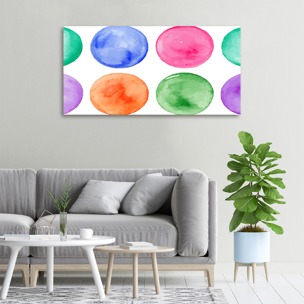 Canvas wall art Colorful wheels