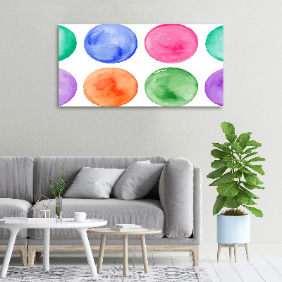 Canvas wall art Colorful wheels