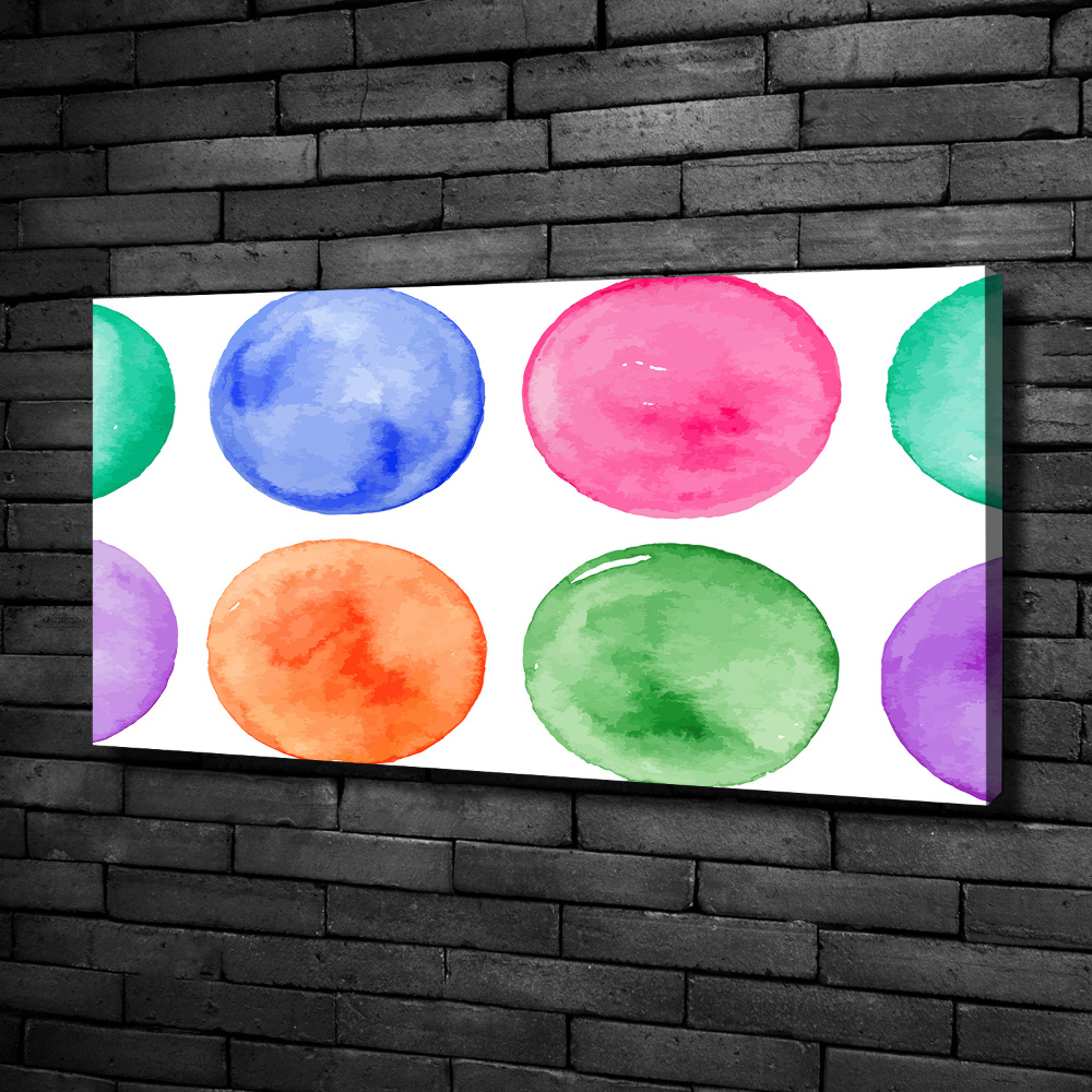 Canvas wall art Colorful wheels