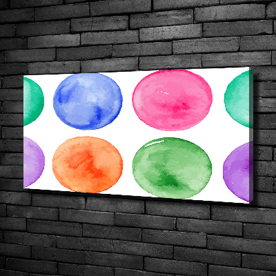 Canvas wall art Colorful wheels