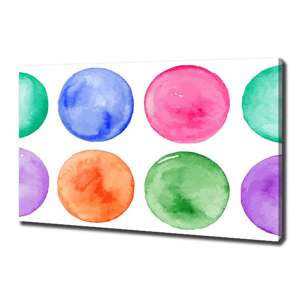 Canvas wall art Colorful wheels