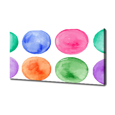 Canvas wall art Colorful wheels