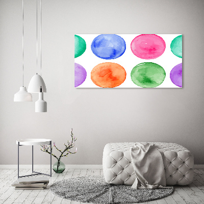 Canvas wall art Colorful wheels