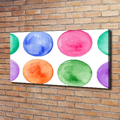 Canvas wall art Colorful wheels