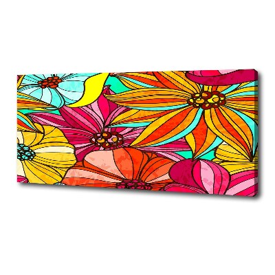 Canvas wall art Floral pattern