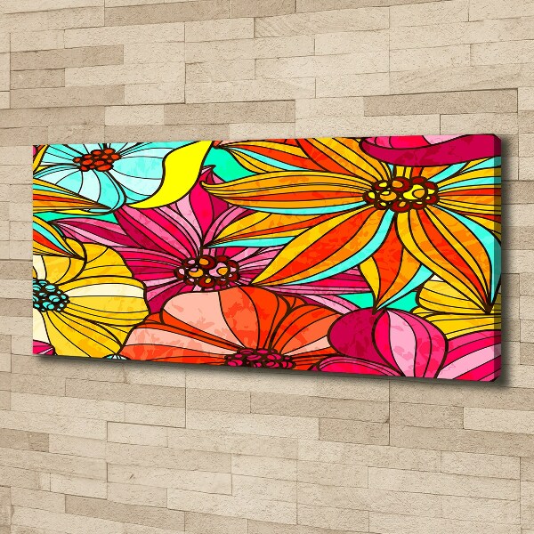 Canvas wall art Floral pattern