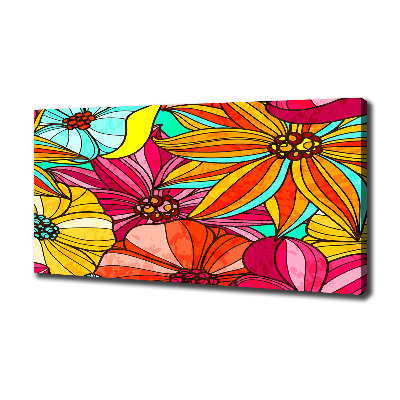 Canvas wall art Floral pattern