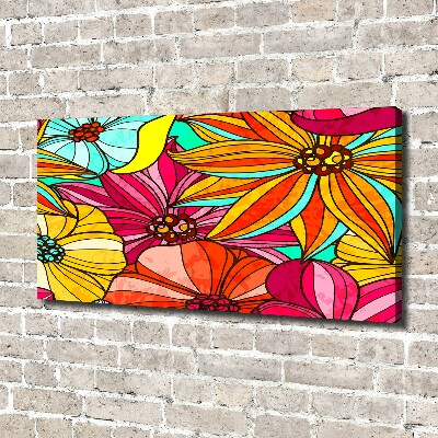 Canvas wall art Floral pattern