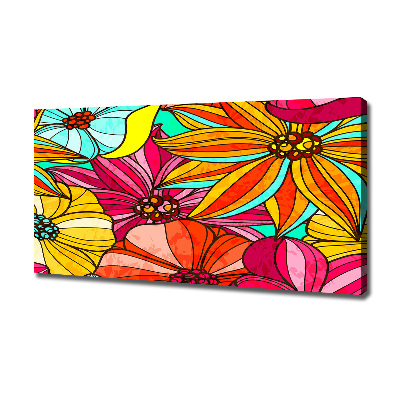 Canvas wall art Floral pattern