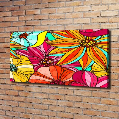 Canvas wall art Floral pattern