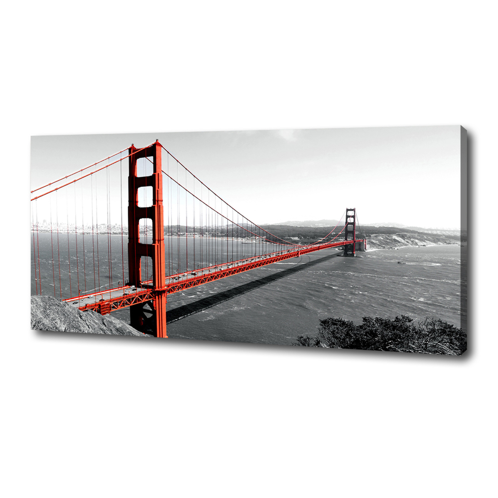 Canvas wall art San Francisco bridge