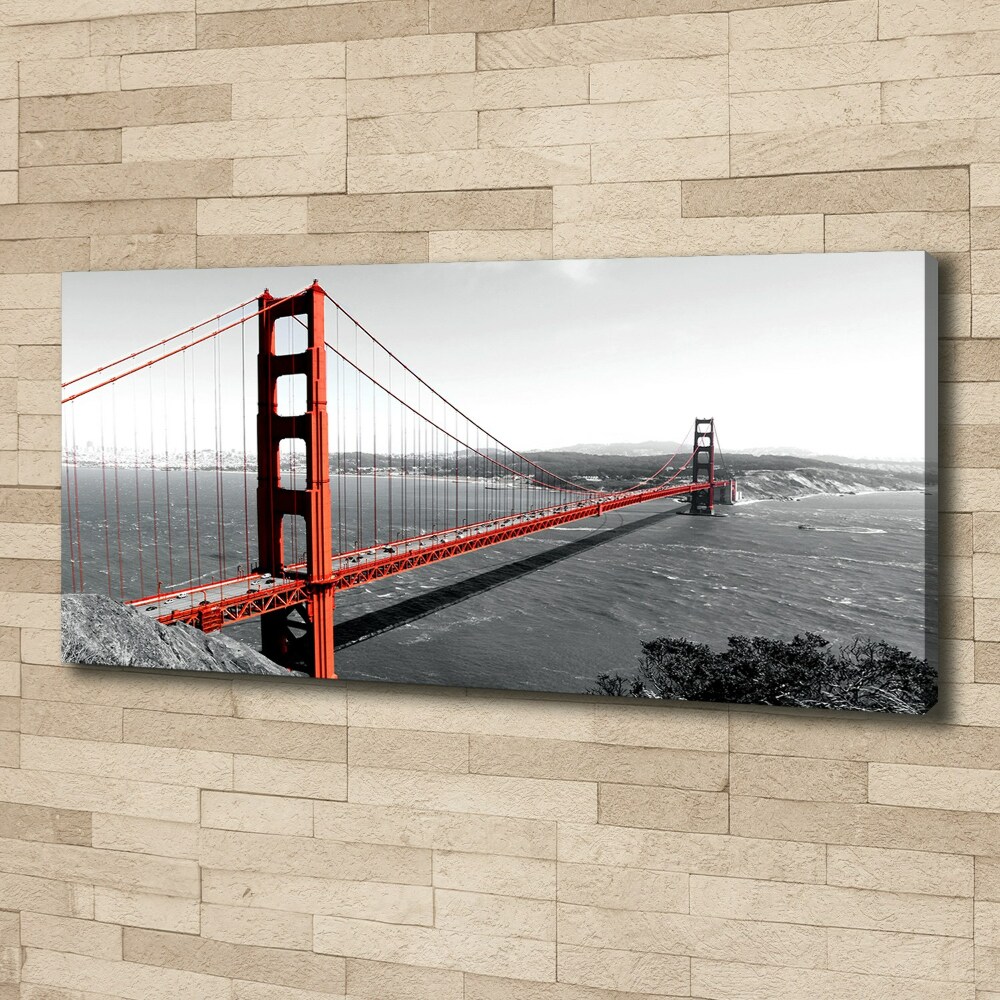 Canvas wall art San Francisco bridge