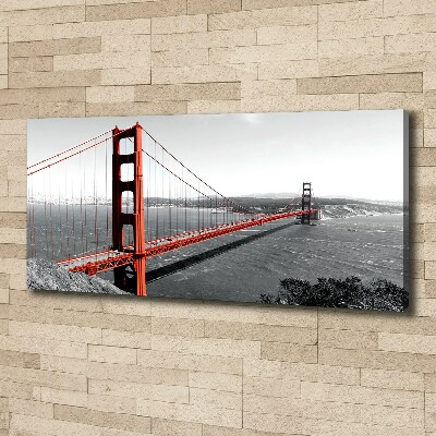 Canvas wall art San Francisco bridge