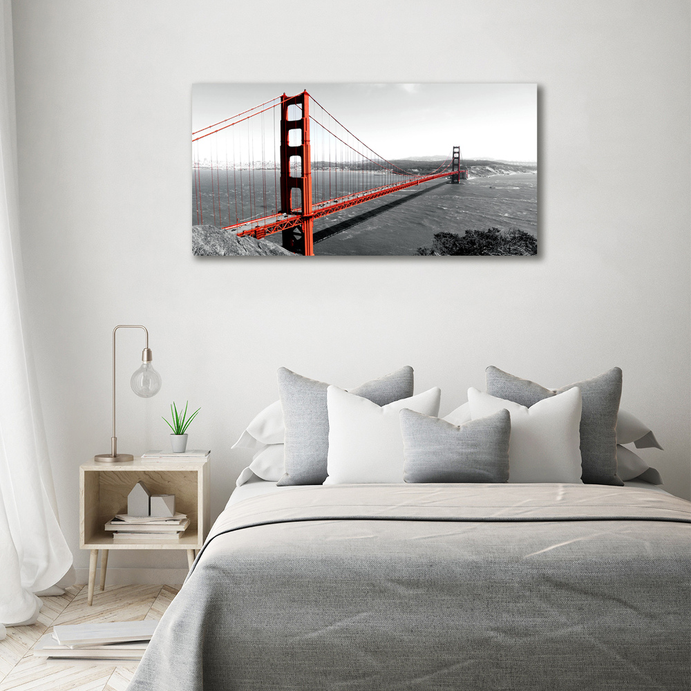 Canvas wall art San Francisco bridge